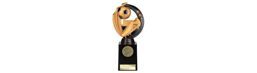 RENEGADE II FOOTBALL LEGEND RESIN TROPHY - 5 SIZES - 14.5CM - 22.5CM